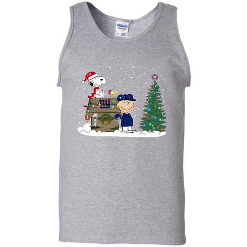 New York Giants Snoopy The Peanuts Ugly Christmas Sweater  Super Bowl Tank Top - The White Eagles