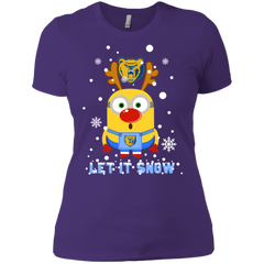 Minion Northern Colorado Bears Ugly Christmas Sweaters Let It Snow Ladies' Shirt - The White Eagles