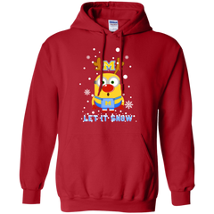 Minion Mcneese State Cowboys Ugly Christmas Sweaters Let It Snow Hoodie - The White Eagles