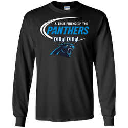 Dilly Dilly Panthers A True Friend Of The Panthers LS Cotton T-Shirt - The White Eagles