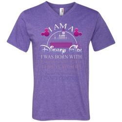 I Am A Disney Girl I Can't Control T-shirts Men's V-Neck T-Shirt - The White Eagles