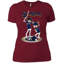 Milwaukee Brewers Baseball Rick And Morty Ladies' Shirt - The White Eagles