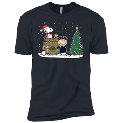 Chicago Bears Snoopy The Peanuts Ugly Christmas Sweater  Super Bowl Men's Sleeve Shirt - The White Eagles