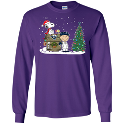 Los Angeles Rams Snoopy The Peanuts Ugly Christmas Sweater  Super Bowl LS Cotton T-Shirt - The White Eagles