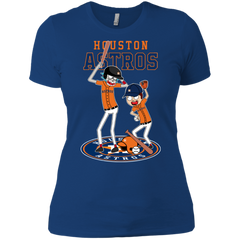 Houston Astros Baseball Rick And Morty Ladies' Shirt - The White Eagles