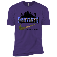 Fortnite Just Play It Nike Logo Men's Sleeve Shirt - The White Eagles