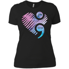 You Matter Don't Let Your Story End Semicolon Shirt Ladies' Shirt - The White Eagles