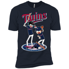 Minnesota Twins Baseball Rick And Morty Men's Sleeve Shirt - The White Eagles