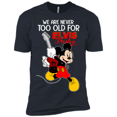 We Are Never Too Old For Elvis Presley Mickey Men's Sleeve Shirt - The White Eagles