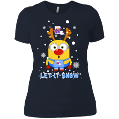 Minion Northwestern State Demons Ugly Christmas Sweaters Let It Snow Ladies' Shirt - The White Eagles