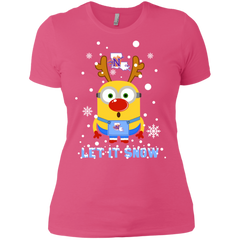Minion Northwestern State Demons Ugly Christmas Sweaters Let It Snow Ladies' Shirt - The White Eagles
