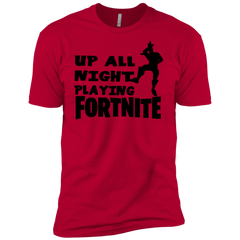 Fortnite Up All Night Playing Fortnite Men's Sleeve Shirt - The White Eagles