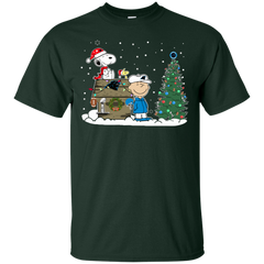 Carolina Panthers Snoopy The Peanuts Ugly Christmas Sweater  Super Bowl Cotton T-Shirt - The White Eagles