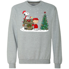 Tampa Bay Buccaneers Snoopy The Peanuts Ugly Christmas Sweater  Super Bowl Sweatshirt - The White Eagles