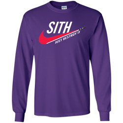 Sith Just Destroy It Shirt LS Cotton T-Shirt - The White Eagles