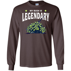 Fortnite My Bush Is Legendary LS Cotton T-Shirt - The White Eagles