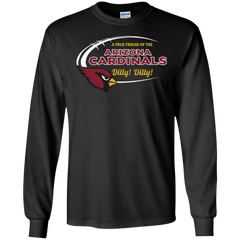 Dilly Dilly Arizona Cardinals A True Friend Of The Cardinals LS Cotton T-Shirt - The White Eagles