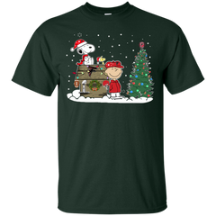 Atlanta Falcons Snoopy The Peanuts Ugly Christmas Sweater  Super Bowl Cotton T-Shirt - The White Eagles