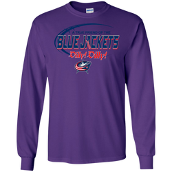 Dilly Dilly A True Friend Of The Columbus Blue Jackets LS Cotton T-Shirt - The White Eagles