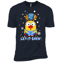 Minion Columbia Lions Ugly Christmas Sweaters Let It Snow Men's Sleeve Shirt - The White Eagles