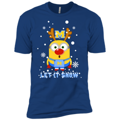 Minion Mcneese State Cowboys Ugly Christmas Sweaters Let It Snow Men's Sleeve Shirt - The White Eagles