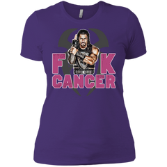 Roman Reigns Fuck Cancer Breast Cancer Awareness Ladies' Shirt - The White Eagles