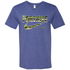 Fortnite Nike Just Play It Camo Men's V-Neck T-Shirt - The White Eagles