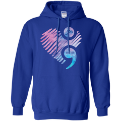 You Matter Don't Let Your Story End Semicolon Shirt Hoodie - The White Eagles