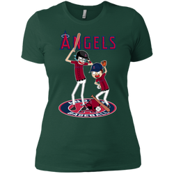 Los Angeles Angels Baseball Rick And Morty Ladies' Shirt - The White Eagles