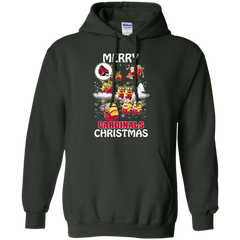 Ball State Cardinals T Shirts Minions Santa Claus Merry Christmas Hoodie - The White Eagles