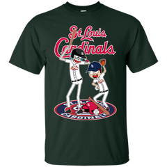St Louis Cardinals Baseball Rick And Morty Cotton T-Shirt - The White Eagles