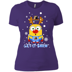 Minion Morgan State Bears Ugly Christmas Sweaters Let It Snow Ladies' Shirt - The White Eagles