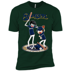 Milwaukee Brewers Baseball Rick And Morty Men's Sleeve Shirt - The White Eagles