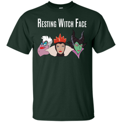 Maleficent Disney Shirt. Resting Witch Face Halloween Shirt Cotton T-Shirt - The White Eagles
