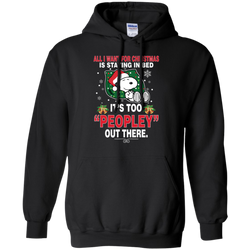 I Want For Christmas Is Staying In Bed Snoopy The Peanuts Movie Hoodie - The White Eagles