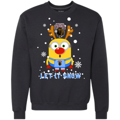 Minion Montana Grizzlies Ugly Christmas Sweaters Let It Snow Sweatshirt - The White Eagles