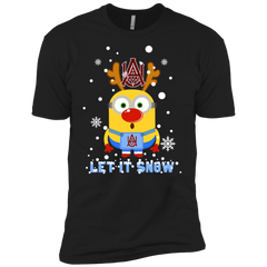 Minion Alabama A&_m Bulldogs Ugly Christmas Sweaters Let It Snow Men's Sleeve Shirt - The White Eagles