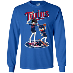 Minnesota Twins Baseball Rick And Morty LS Cotton T-Shirt - The White Eagles