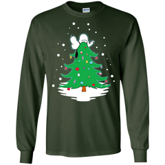 Snoopy Tree Christmas The Peanuts Movie LS Cotton T-Shirt - The White Eagles