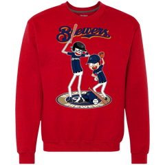 Milwaukee Brewers Baseball Rick And Morty Sweatshirt - The White Eagles