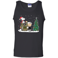 Oakland Raiders Snoopy The Peanuts Ugly Christmas Sweater  Super Bowl Tank Top - The White Eagles