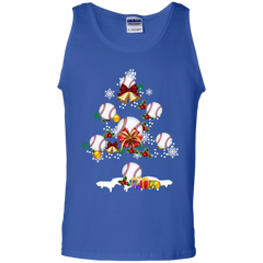 Christmas Is Coming Baseball Santa Claus Ugly Christmas Sweater Tank Top - The White Eagles