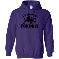 Fortnite Just A Woman Who Loves Fortnite Hoodie - The White Eagles