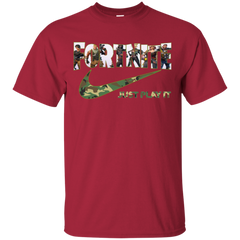 Fortnite Nike Camo Just Play It Shirts Cotton T-Shirt - The White Eagles