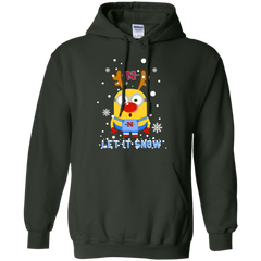 Minion Nicholls Colonels Ugly Christmas Sweaters Let It Snow Hoodie - The White Eagles