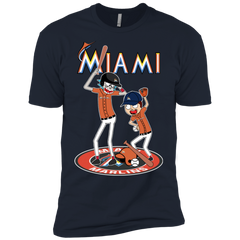 Miami Marlins Baseball Rick And Morty Men's Sleeve Shirt - The White Eagles