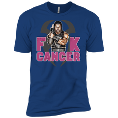 Roman Reigns Fuck Cancer Breast Cancer Awareness Men's Sleeve Shirt - The White Eagles