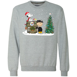 Pittsburgh Steelers Snoopy The Peanuts Ugly Christmas Sweater  Super Bowl Sweatshirt - The White Eagles