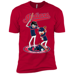 Cleveland Indians Baseball Rick And Morty Men's Sleeve Shirt - The White Eagles