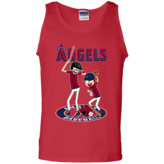 Los Angeles Angels Baseball Rick And Morty Tank Top - The White Eagles